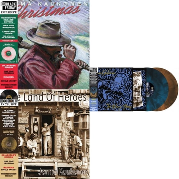 Christmas (Candy Cane Edition) & Land Of Heroes (Deluxe/Hazed Gold & Black LP Vinyl) & Too Many Years (Deluxe/1-Blue/Black/2-Brown/Black Smoke LP Vinyl) (Rsd)