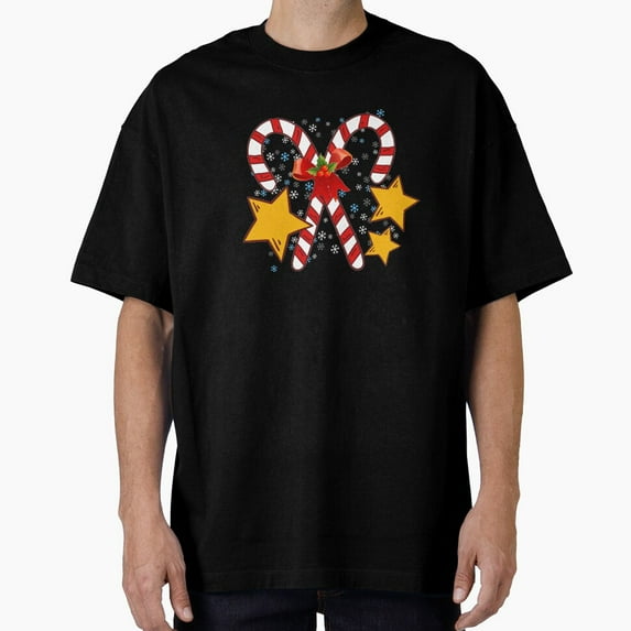 Christmas Candy Cane For Holidays Winter Season Sweet Art Unisex T-Shirt , up to Size 5XL