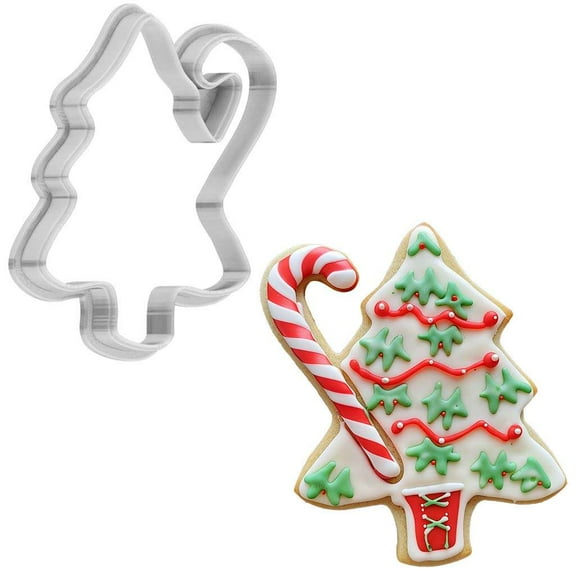 Christmas Candy Cane Lane Cookie Cutter 4 Inch Made in USA by WONDERTORY