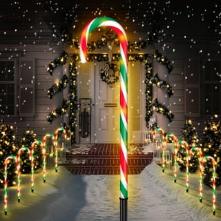 Outdoor candy cane lights argos on sale