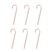 Christmas Candy Cane Ornaments, Classic Transparent Acrylic Hanging Decor for Xmas Tree, Holiday Party Supplies, Winter Birthday Festivities, Indoor Outdoor Wall Door DIY Craft Decorations