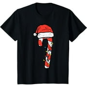 BORYLIN Christmas Candy Cane Santa Xmas Toddler Youth Women Men T-Shirt