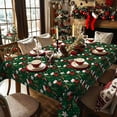 thumbnail image 1 of Christmas Candy Cane Tablecloth Christmas Tablecloth 27.5x27.5 Inch Square Decoration Indoor Outdoor Table Cover Decor Suitable for Party Green, 1 of 5