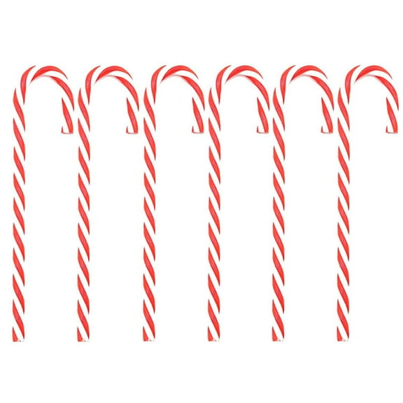 Christmas Candy Canes Set of 6 Twisted XmasIndoor Outdoor Garden Yard Decor