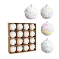 thumbnail image 1 of Christmas Candy Colored Foam Balls Set 9.4 Inch Multicolor Lightweight Tree Ornaments for Holiday Party Decorations Christmas Tree Hanging Indoor Outdoor Decor, 1 of 6