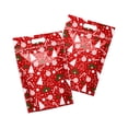 Christmas Candy Gift Bags, 50 Pcs 6.1 x 8.9 In Clear Plastic Zip Seal ...