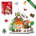 Christmas Candy House Building Blocks Set661 PCS Micro Bricks,City