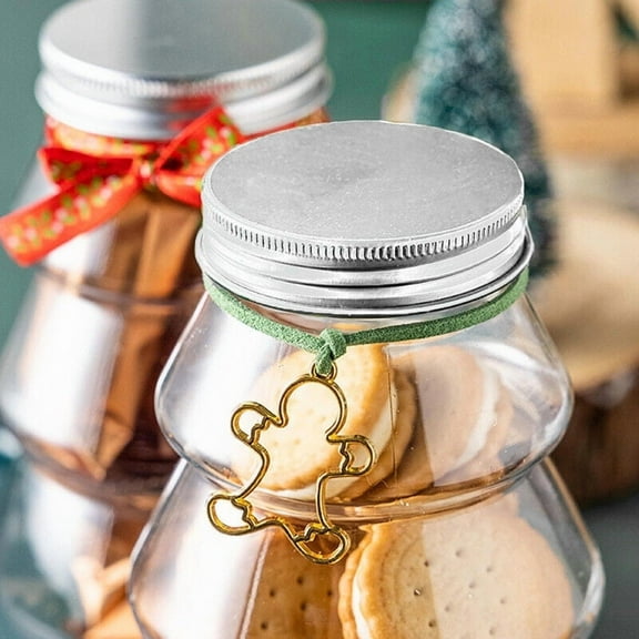 Christmas Candy Jar Clear Tree Shaped Jars for Sweet Candy Treats Cookie Gift