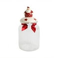 thumbnail image 1 of Christmas Candy Jar with Cute Lids, Glass Candy Jars, Candy Buffet Containers,Cookie Jars for Christmas Decoration, 1 of 10