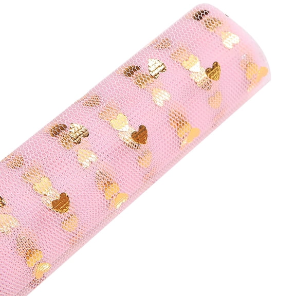 Christmas Candy Paper Diy Bouquet Moon And Star Sequins Wrapping Gauze Mesh Ribbon 20Inch X 5Yard For Wreaths Flower Bouquet Decor, Packaging Case