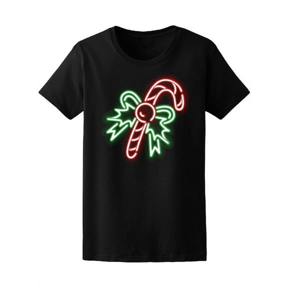 Christmas Candy Sign T-Shirt Women -Image by Shutterstock, Female Large