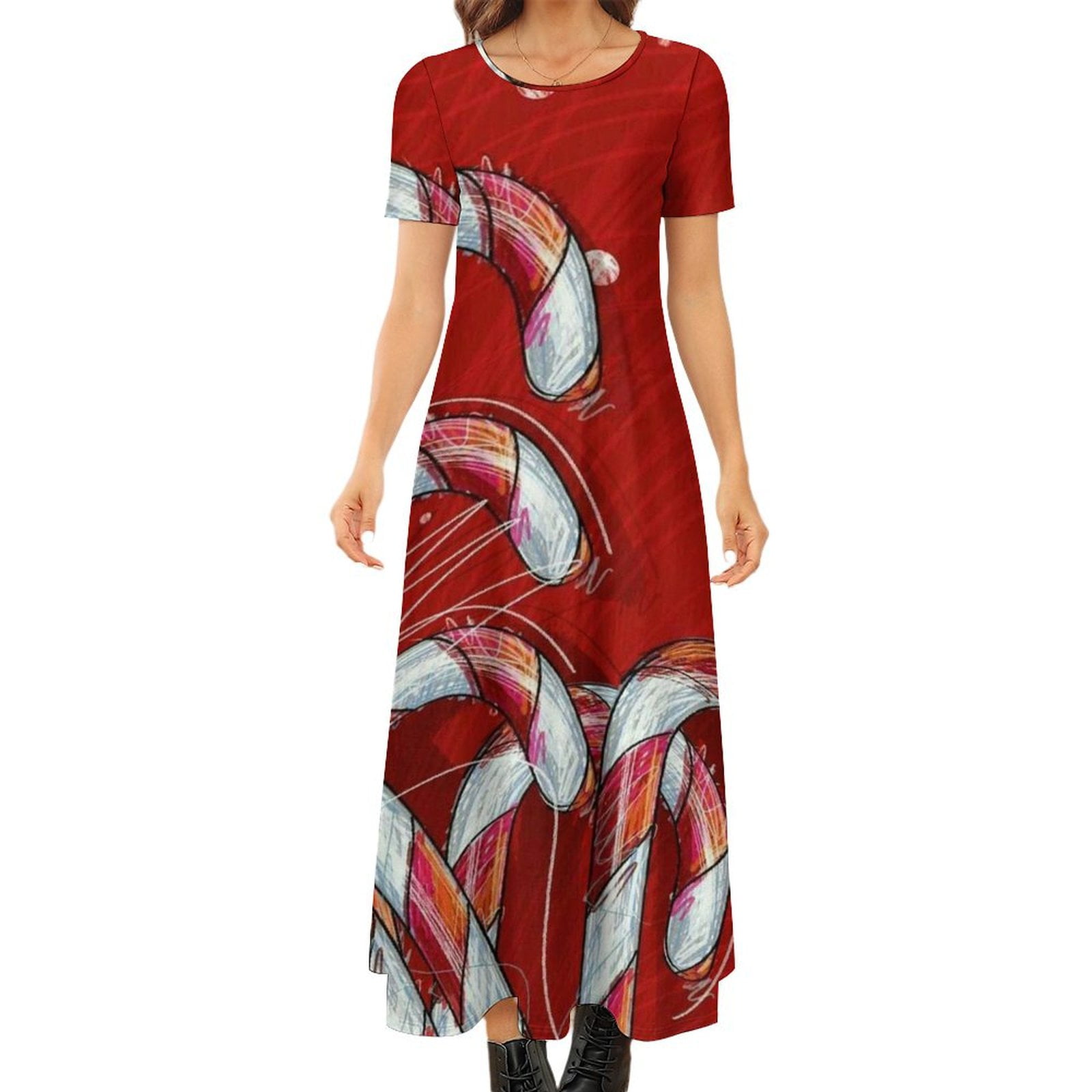 maxi christmas dress women