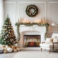 thumbnail image 1 of Christmas Canes Door Hanging Decoration – Holiday Door Decor, Christmas Candy Cane Ornaments, Festive Home and Office Christmas Decorations, 1 of 6