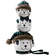 Pavilion Gift Company - Christmas Canines - 25" Plush Stacked Dogs
