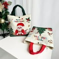 thumbnail image 1 of Taicans Christmas Canvas Tote Bags,Reusable Merry Xmas Gift Bags for Candy & Apples,Holiday Handheld Sack with Sturdy Canvas for Christmas Eve Traditions & Sustainable Gift Wrapping,12.5x14.5in, 1 of 5