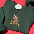 thumbnail image 1 of Christmas Capybara Embroidered Sweatshirt, Funny Holiday Hoodie, Cute Capybara Gift, Cozy Animal Lover Crewneck, 1 of 4