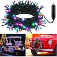 Christmas Car String Lights, 196.85 FT Plug-In LED Light String for ...