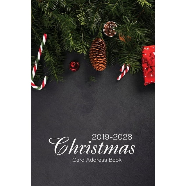 Christmas Card Address Book List for Ten Year #4 (Paperback)