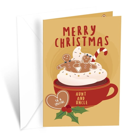 Prime Greetings Aunt & Uncle Christmas Card