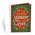 thumbnail image 1 of Prime Greetings Grandson Christmas Card, 1 of 7