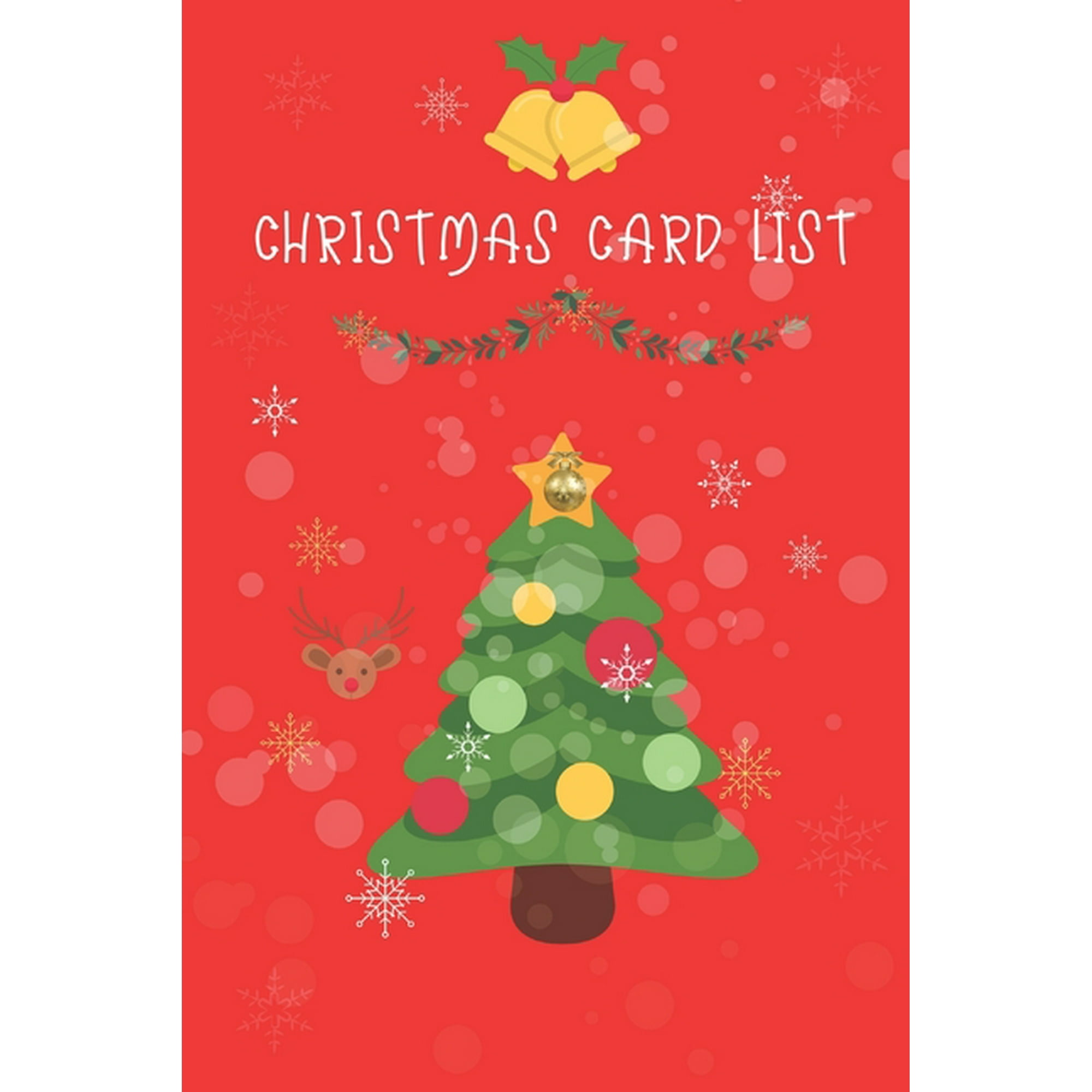 Christmas Card List : address book and tracker for the Christmas ...