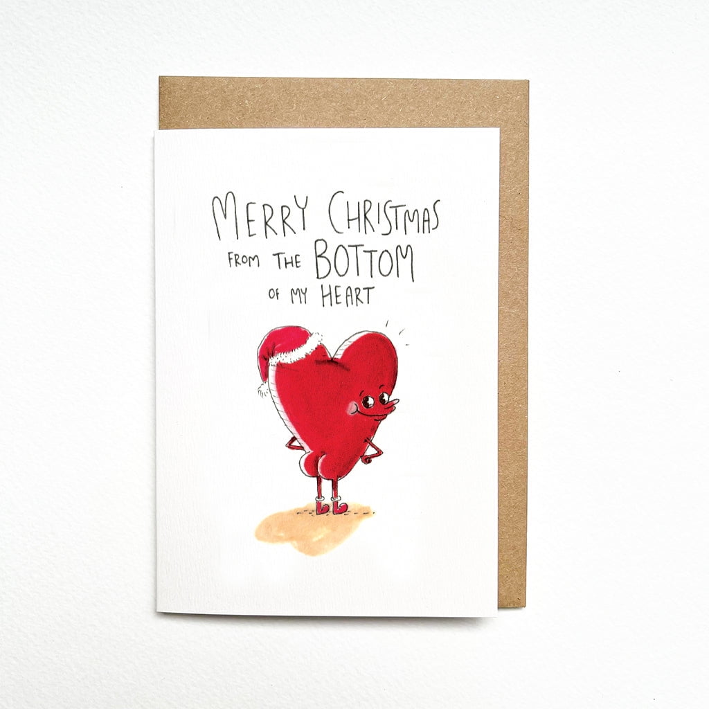 ALY LOU Funny Christmas Card Pack – 10 Punny Holiday Greeting Cards Cute, Blank Inside, Perfect For Friends, Family, Coworkers (10 Cards Total - White Funny Cards - 1 Of Each Design