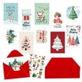 thumbnail image 1 of Christmas Card Set, Folded Envelope Included, Holiday DIY Handwritten Blessing Card for Family Friends Office&Craft&Stationery, 1 of 6