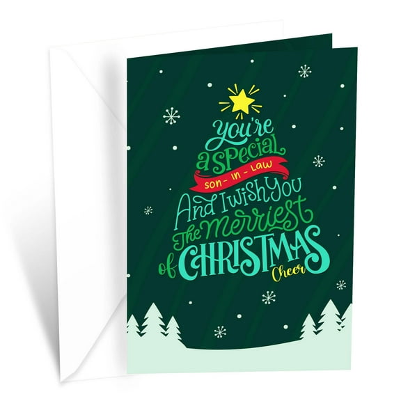 Prime Greetings Son in Law Christmas Card
