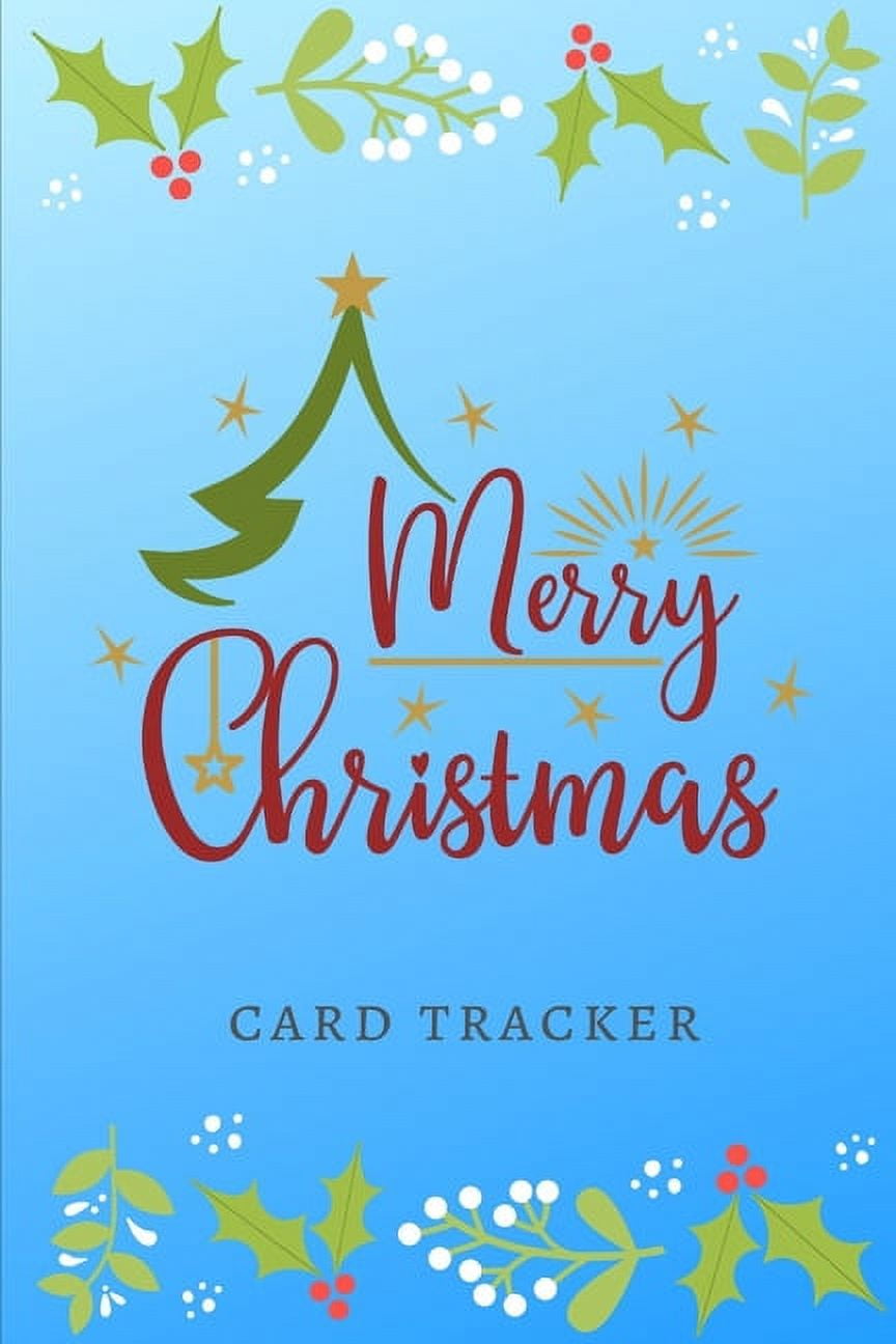 Christmas Card Tracker A Holiday Mailing Address Book & Tracker for