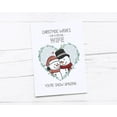 thumbnail image 1 of Christmas Card for Wife – “You’re Snow Amazing” Design with Cute Snowmen - Ideal Holiday Greeting for Your Special Someone - Blank Inside, Envelope Included, 1 of 3