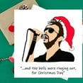 thumbnail image 1 of Christmas Card with Singing Character - Festive Design with Santa Hat - Perfect for Holiday Greetings and Wishes, 1 of 2