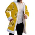 thumbnail image 1 of Christmas Cardigan Santa Jacket Coat for Men Hoodies Claus Adult Suit Outfit Party Women Sherpa Lined Long, 1 of 9