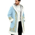 thumbnail image 1 of Christmas Cardigan Santa Jacket Coat for Men Hoodies Trim Warm Fashion Claus Adult Suit Outfit, 1 of 4