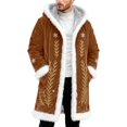 thumbnail image 1 of Christmas Cardigan Santa Jacket Coat for Men Hoodies Trim Warm Fashion Claus Adult Suit Outfit, 1 of 4