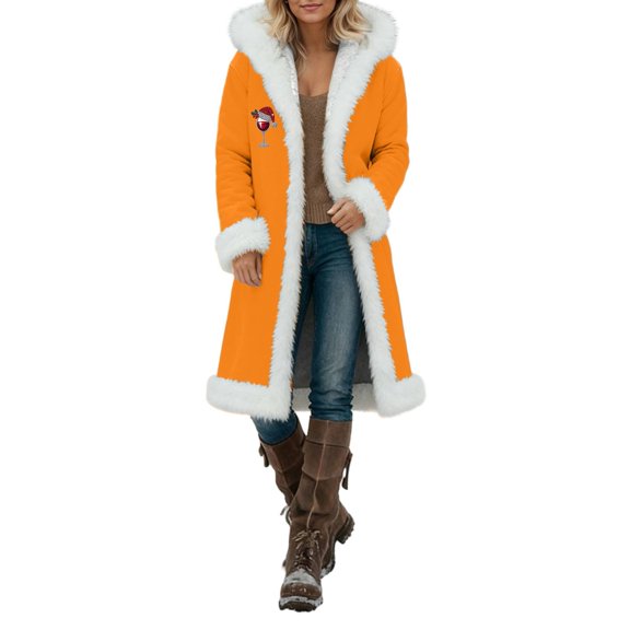 Christmas Cardigan for Women Winter Hooded Cardigan Cozy Holiday Warmth With For Outdoor Comfort And Style Ideal For The Season's Festive And Everyday
