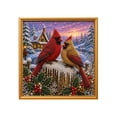 thumbnail image 1 of Christmas Cardinal Pearl Art Kits for Adults, Diamond Painting with Frame 7.87x7.87 Inch Square Canvas Diamond Dots Beads for Christmas Decorations Wall Art Gifts for Women Friends, 1 of 5