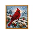 thumbnail image 1 of Christmas Cardinal Pearl Art Kits for Adults, Diamond Painting with Frame 7.87x7.87 Inch Square Canvas Diamond Dots Beads for Christmas Decorations Wall Art Gifts for Women Friends, 1 of 5
