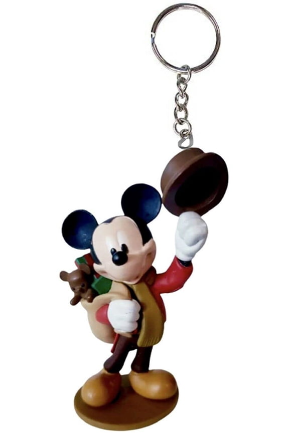 Christmas Carol Bob Cratchit Key Ring Keychain Ornament PVC Figure Charm