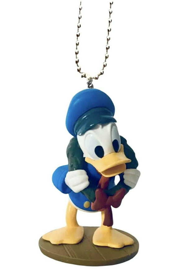 Christmas Carol Donald Duck Fred Keychain Dangler Ornament Figure Charm