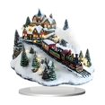 thumbnail image 1 of Christmas Carousel Acrylic Table Decor, 2D Holiday Display for Home & Festive Gift, 8 Inch, Indoor Christmas Decorations, 1 of 4