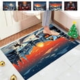 thumbnail image 1 of Christmas Carpet Door Mat - 40x60cm (15.7x23.6 inch), Household Non-Slip Absorbent Mat, Dirt-Proof for Living Room, Bedroom & Entryway, Festive Christmas Style, Durable Material & Soft Texture, G, 1 of 6