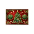 thumbnail image 1 of Christmas Carpet Entrance Door Mat Household Absorbent Nonslip Foot Mat Dirt Proof Mat Bathroom Nonslip Mat Size 15.7x23.6 Inch, 1 of 6