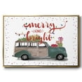 thumbnail image 1 of Christmas Cars Collection A - Framed Gallery Wrapped Holiday Canvas - 17 x 25 - Gold Frame, 1 of 8
