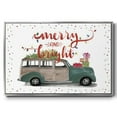 thumbnail image 1 of Christmas Cars Collection A - Framed Gallery Wrapped Holiday Canvas - 27 x 41 - Silver Frame, 1 of 8