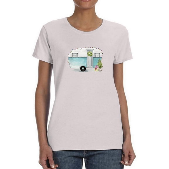 Christmas Cars Ii T-Shirt Women -Jennifer Paxton Parker Designs, Female 3X-Large