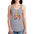 thumbnail image 1 of Christmas Cars Iii Racerback Tank Women -Jennifer Paxton Parker Designs, Female Large, 1 of 4