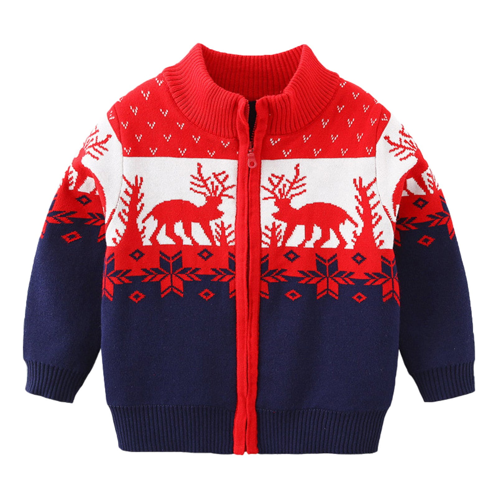 Christmas Sweaters Autumn Winter Kids Warm Pullover Boy Girls Cartoon Knitted Sweaters