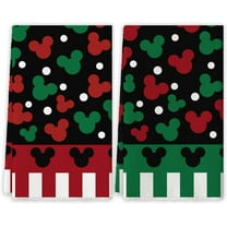 Christmas Cartoon Mouse Dish Towels - New Year Winter Xmas Kitchen Decor - Christmas Decorations for Home Party