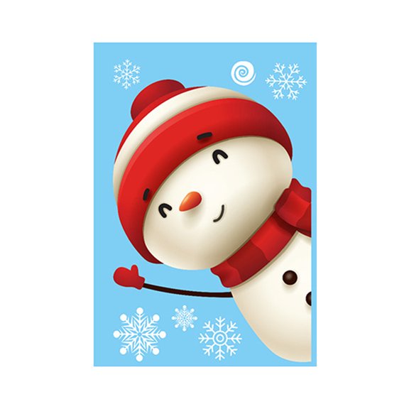 Christmas Cartoon Santa Claus Wall Stickers Party Decoration Removable Static Stickers/ Christmas Cartoon Santa Claus Wall Sticker Party Decoration Removable Static Sticker