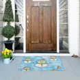 thumbnail image 1 of Christmas Cartoon Snowman Versatile Absorbent Door Mat, Non-Slip, Easy to Clean 32''x20'', 1 of 8